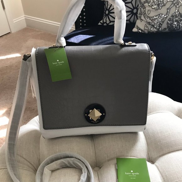 kate spade Handbags - 🎉HP✨FLASH SALE!!!✨Kate Spade NWT Leather Croc & Suede Bag